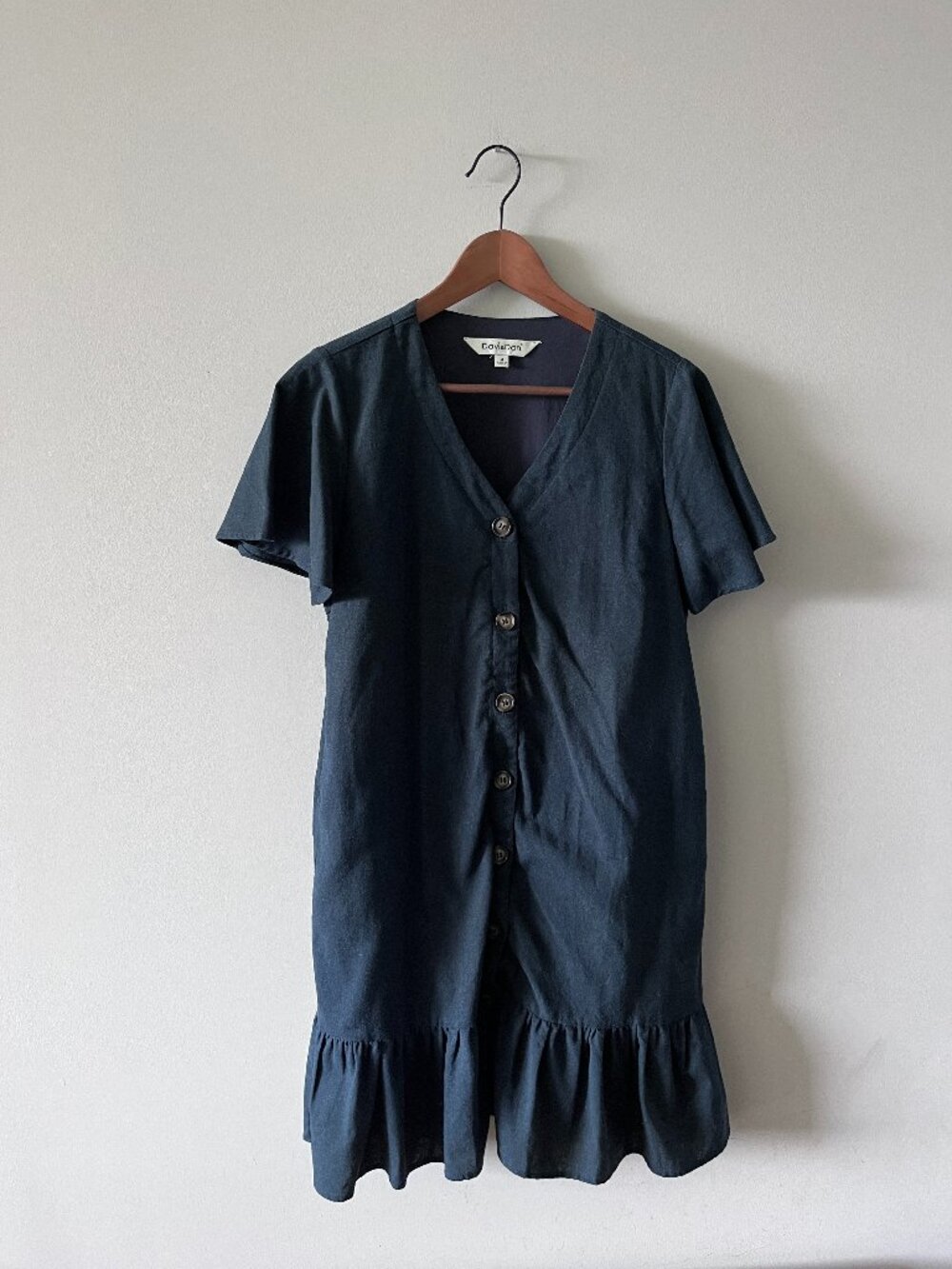 Davi & Dani Mini Dress - Navy - M